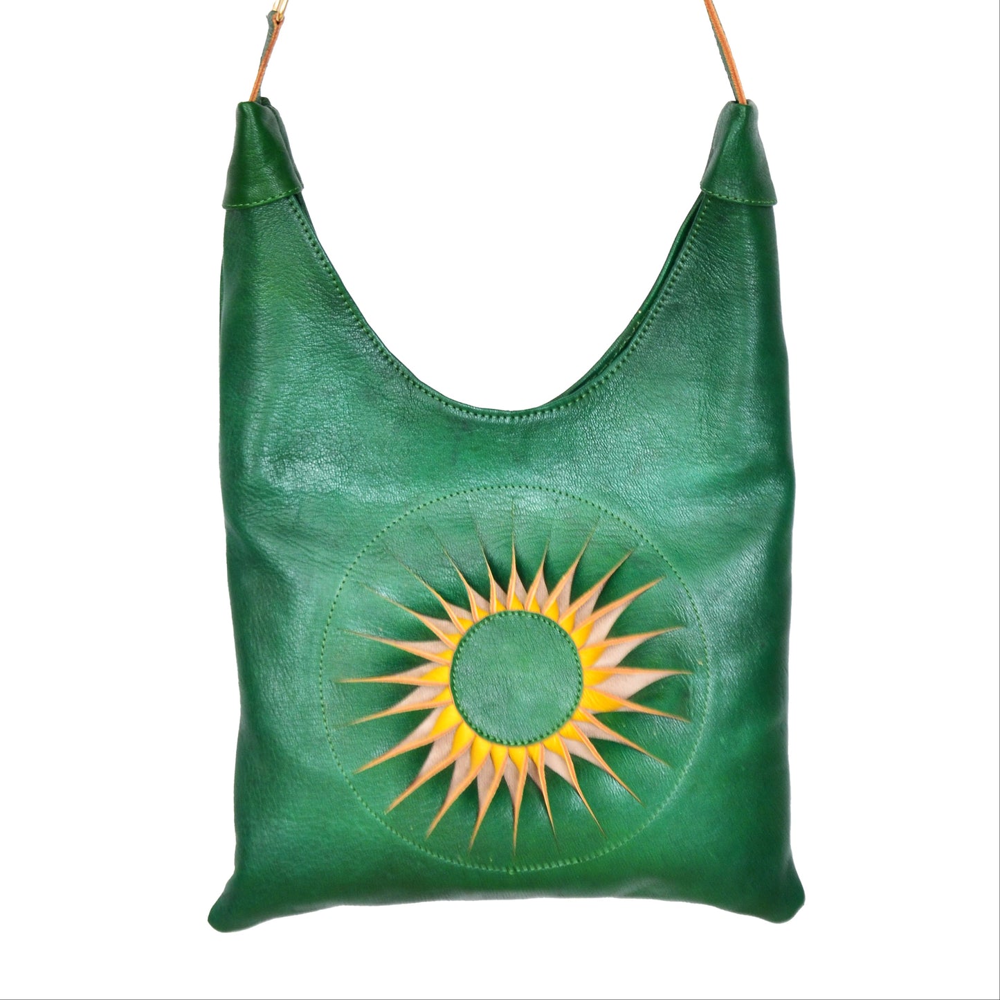 Handcrafted Moroccan Leather Shoulder B