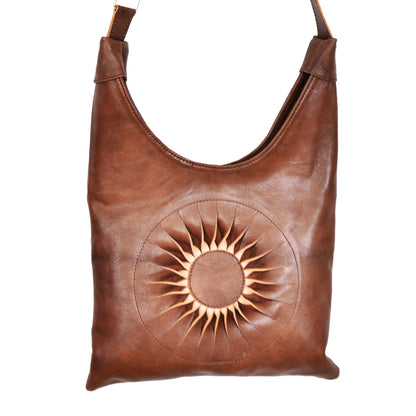 Handcrafted Moroccan Leather Shoulder B