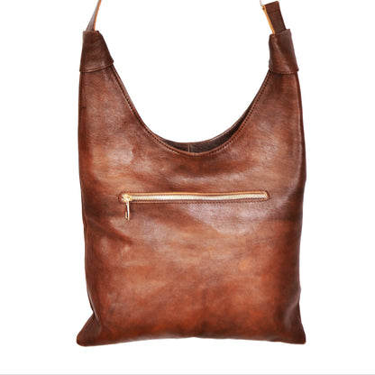 Handcrafted Moroccan Leather Shoulder B