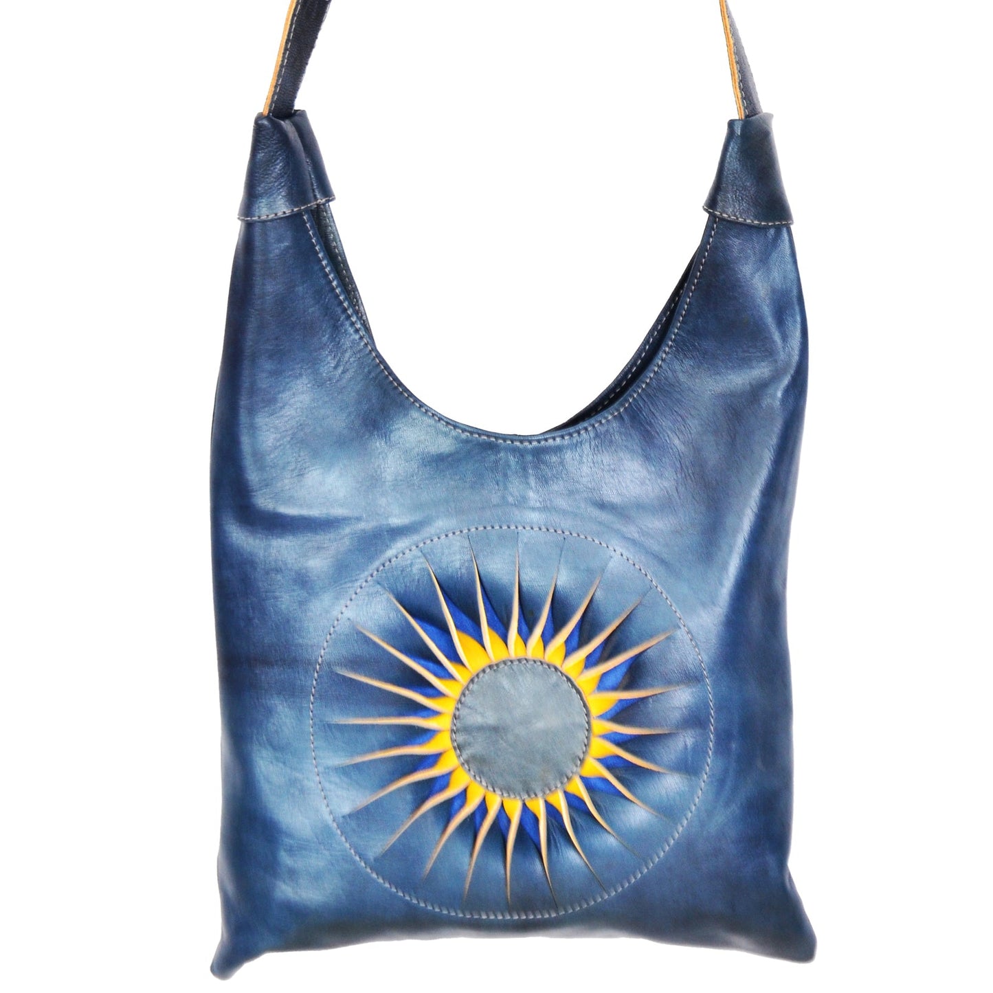 Handcrafted Moroccan Leather Shoulder B