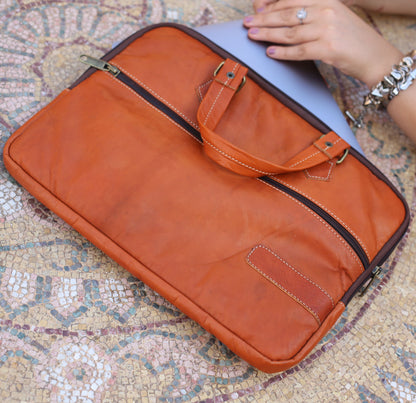 Natural Leather MacBook Sleeve