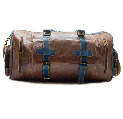 Brown Leather Travel Bag