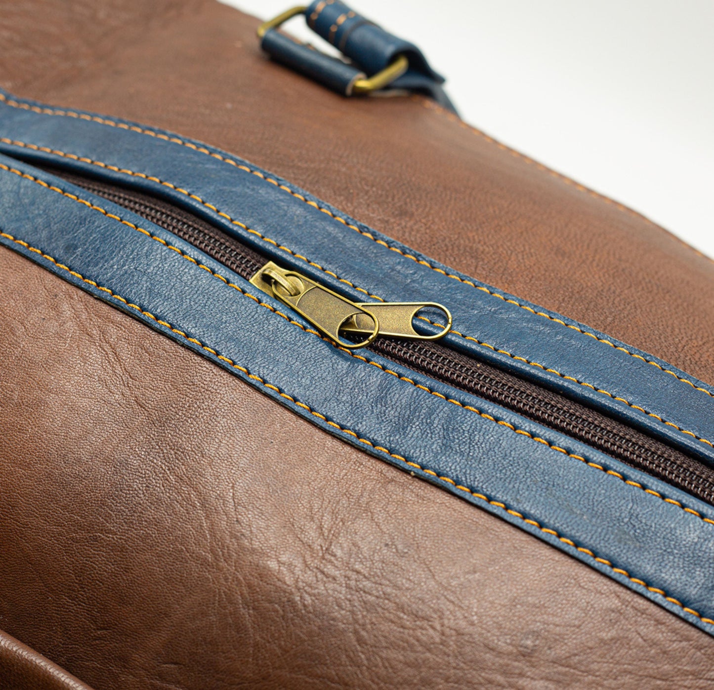 Brown Leather Travel Bag