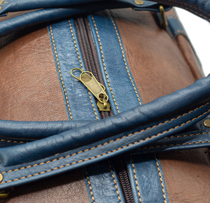 Brown Leather Travel Bag