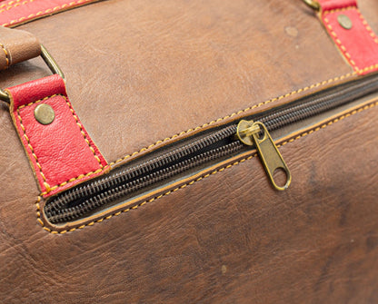 Brown Leather Travel Bag
