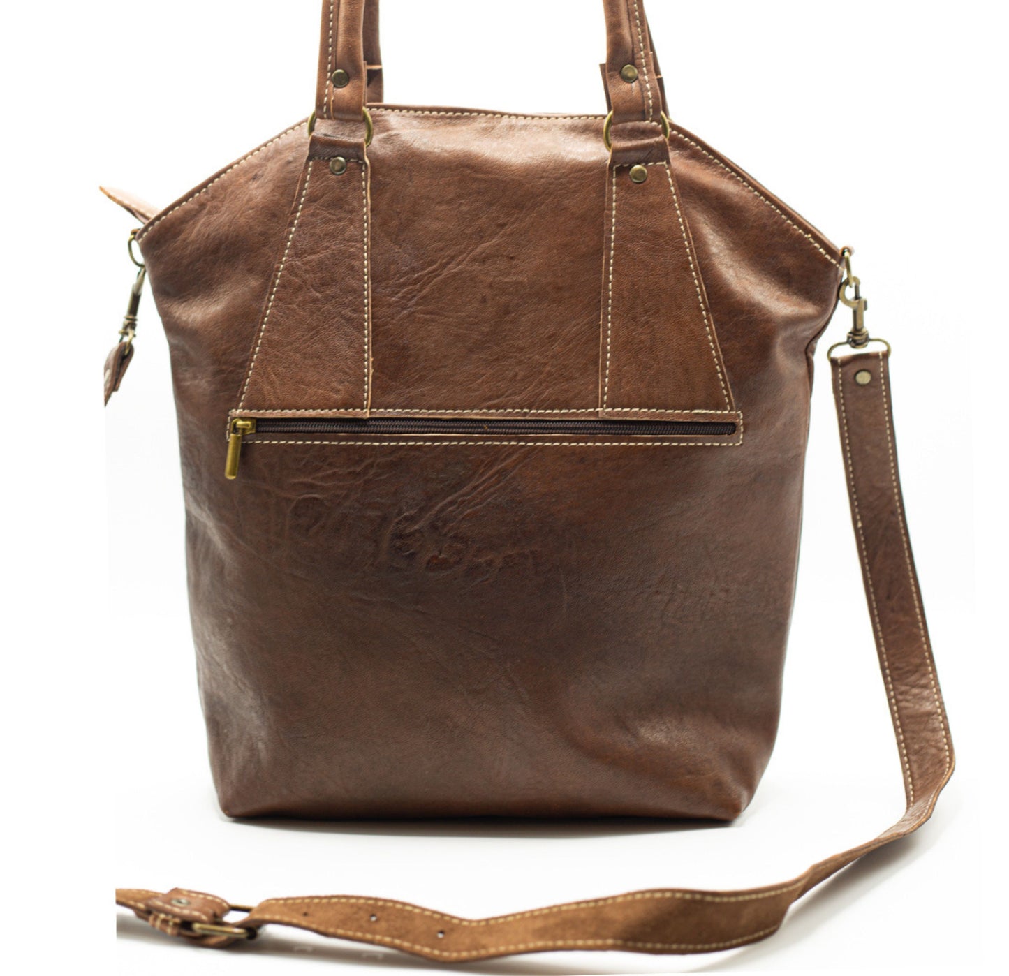 Brown Leather Shoulder Bag